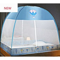 몽골텐트 천막 행사천막 여름 홈 모기장 전체 바닥 성인 방 침대 텐트 메쉬 대형 공간, 색상 2, 1.2m(4피트) 침대