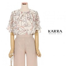 [카라] KARRA (77까지)진주비즈체인프릴블라우스_KK1MBL061A