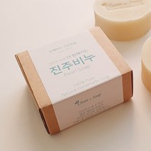 칙칙한 피부톤 피부결 정돈 크린앤솝 수제비누 클렌징비누 CP비누 천연비누 진주비누 비누거품망 사은품지급, 95g, 1개