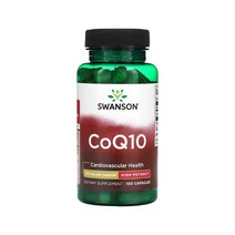 Swanson CoQ10 Coenzyme 코큐텐 코엔자임 100캡슐 해외, 1개, 기본
