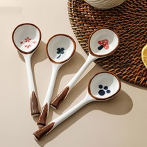 일본식 숟가락 도자기 국물스푼 우동스푼 라멘스푼, Style-B