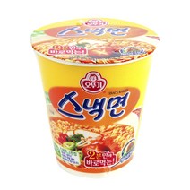 출출할때 오뚜기 스낵면소컵62g 컵라면 용기면 사무실 회사 학생 학원 학생 직장 간식 식사대용 간편식, 오뚜기 스낵면 소컵 1개