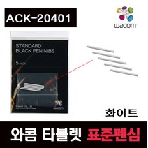 와콤 와콤펜심 인튜어스펜심 뱀부펜심 신티크펜심 화이트 10개입, 블랙10개입