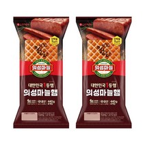 의성마늘햄 440g x 2개 고담백 술안주 도시락반찬 야식안주, 12개