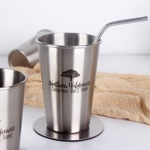 스텐 친환경 휴대용 텀블러 워터보틀 콜드컵 물통, 무지(인쇄없음), 1개