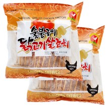 숯불구이 닭고기 살꼬치 800g 간장, 2팩