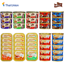 벨로타 고양이캔 통조림/트레이 [5종모음] (80g 85g) 태국 타이유니언 리얼미트 Thai Union Bellota Cat Foods, 참치와 소고기 (80g), 12개