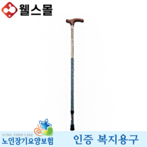 LED 스마트지팡이 LS-20F 노인 복지용구 실버용품, 일반대상자 15%, 블루