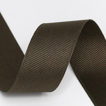 [리밴드] 골지리본 골직 선물포장 리본끈 20mm 45m, B33. 카키밤