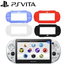 PS VITA 비타 2세대 2005 본체 실리콘 젤리 케이스 커버, 레드, 1개