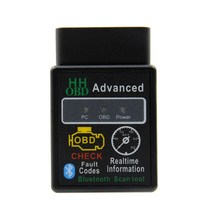 비머코드 랜젠더 코드HHOBD 고급 ELM327 블루투스 OBD2 V2.1 검사 오류 코드 지우기 문제 HH 스캐너 자동차, 02 V2.1