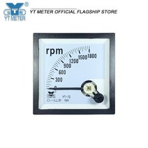 오토바이 회전 속도계 게이지 엔진 디지털 yt72 10v 입력 타코미터 100rpm 200rpm 300rpm 500rpm 1000rpm 1500rmin 주파수 변환기 광전 속도, dc500r 10v, 혁명, DC500R 10V