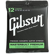 Gibson SAG-MB12 어쿠스틱 기타 현 Masterbuilt Premium 라이트 게이지 012-053 (깁슨)