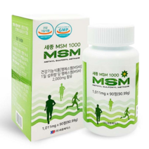 [병원전용] 세종 MSM 식이유황 100% 고순도 순수 엠에스엠 부원료 제로 관절 무릎 연골 영양제 일일섭취량 약 2000mg 90정, 3박스, 1011mg x 90정