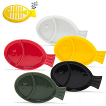 프로방스 물고기 모양 싸고예쁜그릇 플레이팅 디저트 개인 도자기 앞접시 테이블웨어 미니도자기, 색상랜덤