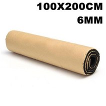 2023년신상 50100200300cm x 100cm 6MM 자동차 사운드 방열 데드닝 폼 내열성 절연 소음 방지 코튼 스티커, 100x200cm 6mm+호주