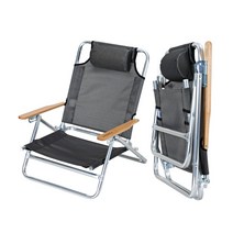 코베아 데크 체어 KECX9CA-03 캠핑 각도 조절 목쿠션 수납 휴대용, 상세 설명 참조
