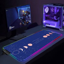 마우스패드 장패드 게임용 마우스 패드 RGB 카펫 데스크 컴퓨터 K-팝 스타 액세서리 긴 패딩 키보드 매트, 06 BTS0006_02 RGB350x600x3mm