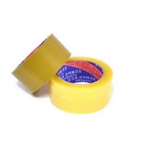 국내산 러버타입 OPP 박스테이프 중포장용 접착테이프 48mm, 미색 65m, 1개
