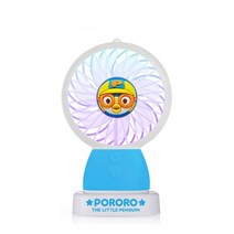 뽀로로 LED 미니 휴대용 핸디형선풍기손선풍기, 단품