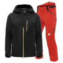 22다이네즈 스키복 HP DIAMOND II S+ BLACK-CONCEPT/ HP TALUS PANTS RD