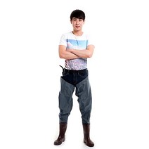 대림우의 허벅지장화 낚시장화, 260 갈색