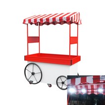 이동식 LED 꽃마차 SM-132 /매대/놀이공원