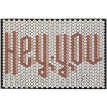 현관코일매트 매장 사무실 모자이크 안녕하세요 홈 도어 매트 카펫 거실 주방 방진 PVC 안티-슬립 입구 문, 10 J_04 80x120cm