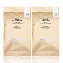 [더페이스샵] fmgt 골드콜라겐 앰플광 파운데이션(리필) 203호 내추럴 베이지 2개, 단품, 단품