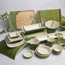 오메가키친 참대 멜라민 업소용 그릇 찬기 접시 면기 이자카야, 10-2.퓨전직사각(하) 253-14.3