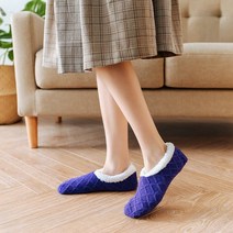 1켤레 겨울 두꺼운 모직 양말 침실 양말