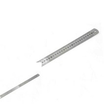 양면 스틸자 눈금자 50CM 철자 긴자 철제자, 1개