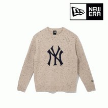 뉴에라 뉴에라 MLB 레인보우 도트 뉴욕 양키스 스웨터 아이보리 13338656