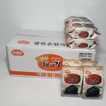 광천김 소문난 광천온천지 식탁김, 30개, 15g