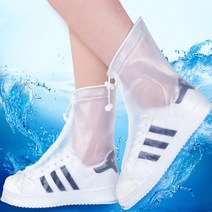 신발비닐커버 레인부츠 여행용장화 신발방수커버 지퍼, 신발 비닐커버 XXL