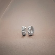 [다섯가지보석] 14k GP 루시드 루비 에메랄드 사파이어 귀걸이
