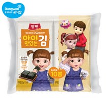 [동원 F&B] [동원양반김] 아이 맛있는김 도시락김 10봉 x 5개