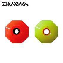 다이와 감성돔낚시 반달구슬 찌낚시 갯바위 벵에돔 긴꼬리 D시모리 마킹 플로트, 소포장 옐로우L-853118