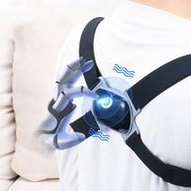 SMABAT 스마트 진동 자세 교정기 바른자세 밴드 진동알림 굽은등 앉은 자세 교정 계수 기능 성인 아동 겸용, 블랙