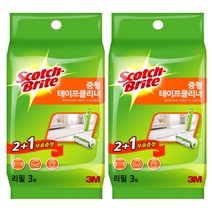 스카치브라이트 중형 테이프클리너 리필, 3개입, 2개