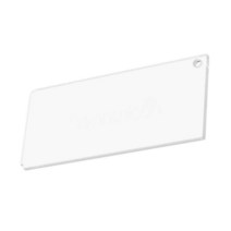 스노우보드 스키 왁싱 왁스 오른쪽 노치가있는 아크릴 스노우 보드베이스 스크래퍼 230 길이 X 57 너비 4mm 두꺼운 (투명) 모서리 노치