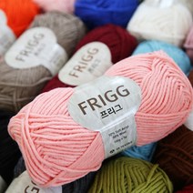 니뜨 프리그실 (frigg) 뜨개실무료도안증정 니뜨털실손뜨개실겨울실, 312(연레몬)