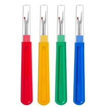 원단 재단기 전동 칼 바느질 액세서리 스티치 피커 4 pcs 플라스틱 핸들 공예 스레드