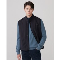 22FW [닥스 플리스] 펠트와펜 포인트 닥스 다크그레이 플리스 베스트형 점퍼 DMTS2D310G3