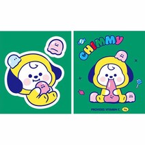 BT21 - 젤리 치미 2종 데코스티커 보석십자수, 본상품