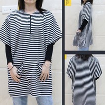 작업복 애완동물 펫 가게 미용사 학교 병원 전용 고양이 강아지 미용원 2952148107, 흑백 줄무늬 미용원 복 방수하지 않음, L