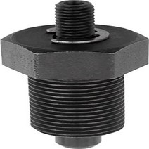 Kipp 03092-1206 Steel Indexing Plungers E Style Threaded Pin Locking Pin Hardened M6 Thread 42, 1
