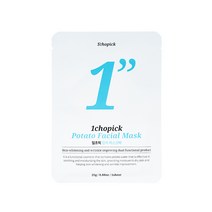 일초픽 감자마스크팩 25g x 10매 피부진정 미백 주름 피부결 각질 관리, 감자수분크림