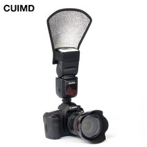실버 화이트 카메라 플래시 디퓨저 softbox 사진 빛 반사판 canon canon sony minolta nikon tumax 카메라 111820cm