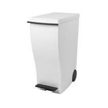 동네마당 재활용 보조 재활용 유아 가구휴지통박스 실외 분리수거함 소형 좌식 아파트, 싱글룩, 발싸개 휴지통 215L-레드